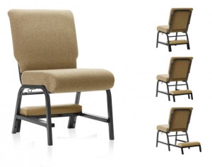 Slide-Out Church Chair Kneeler