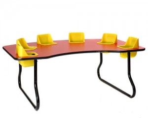 6-Seat Toddler Table
