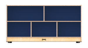 0324JC514 - Jonti-Craft® Toddler Single Mobile Storage Unit – Navy Blue