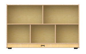 0392JC511 - Jonti-Craft® Low Single Mobile Storage Unit – Maple