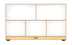 0392JC512 - Jonti-Craft® Low Single Mobile Storage Unit – White