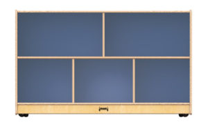 0392JC515 - Jonti-Craft® Low Single Mobile Storage Unit – Gray