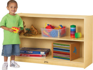 0393JC - Jonti-Craft® Low Mobile Straight-Shelf