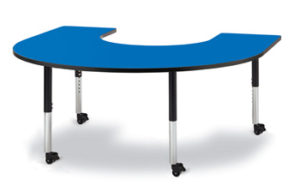 6445JCM183 - Berries® Horseshoe Activity Table - 66" X 60"