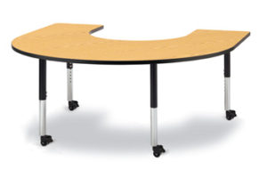 6445JCM210 - Berries® Horseshoe Activity Table - 66" X 60"