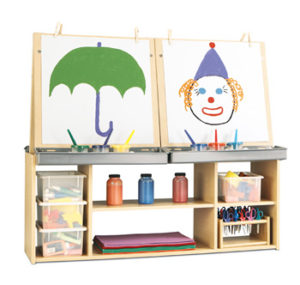 7093YT441 - Young Time® 4 Station Art Center