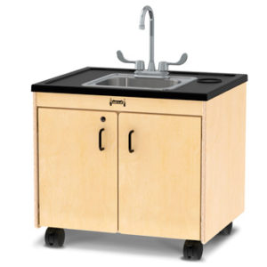 1371JC - Jonti-Craft® Clean Hands Helper - 26" Counter - Stainless Steel Sink