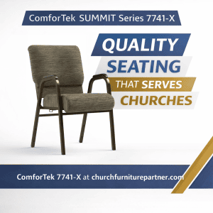 ComforTek SUMMIT Series 7741-X by Church Furniture Partner — Quality Seating That Serves Churches