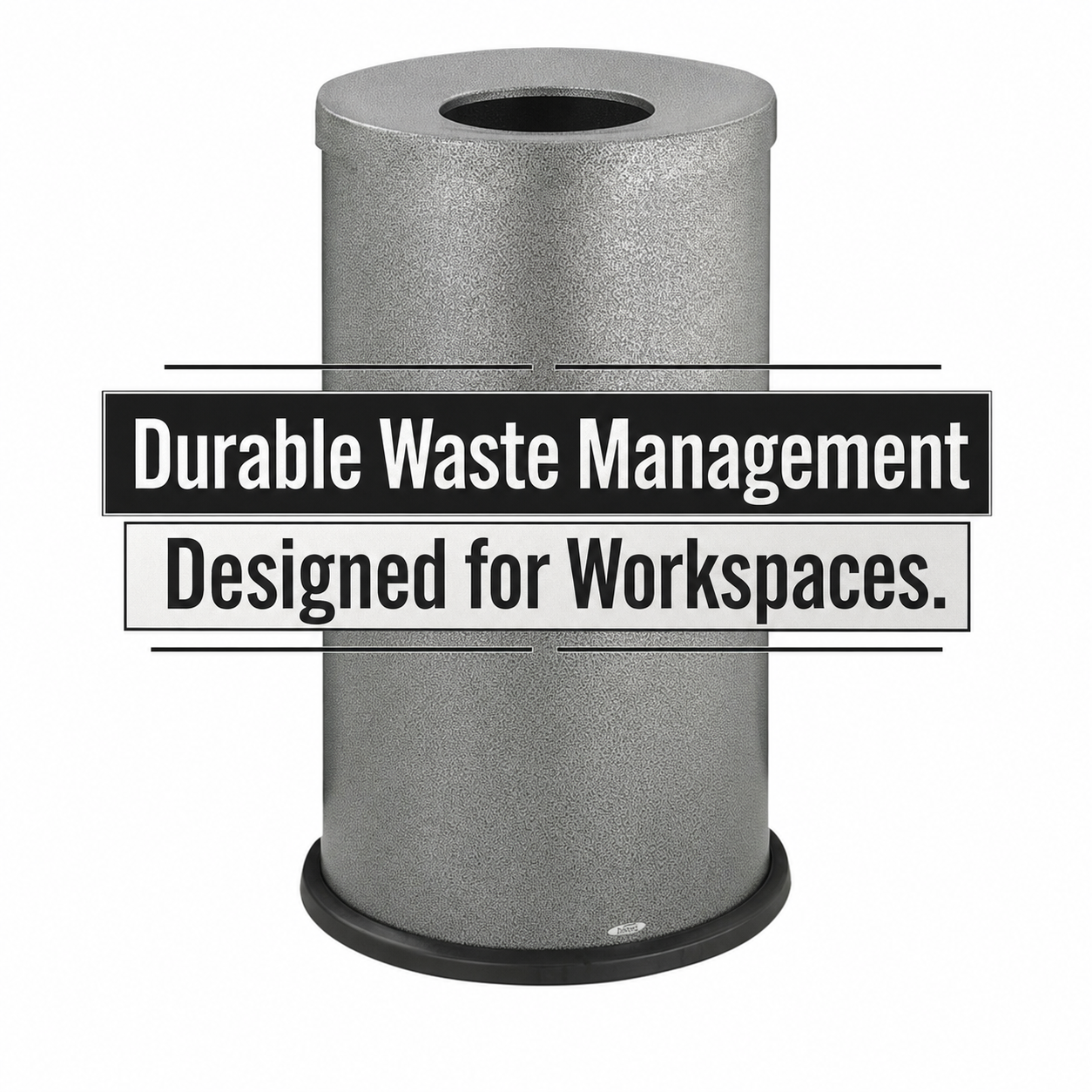 Black Speckle Open Top Receptacles by Safco — Durable Waste Management, Refined for Workspaces