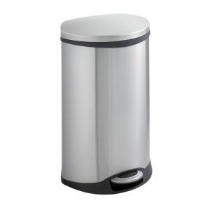 Safco Ellipse Step-On Waste Can, 12.5 Gallon