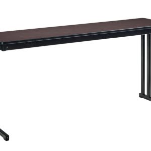NPS 18" x 48" Max Seating Folding Table - Particleboard Core, T-Mold Edge, Cantilever Legs (MSFTC1848PBTMxx)