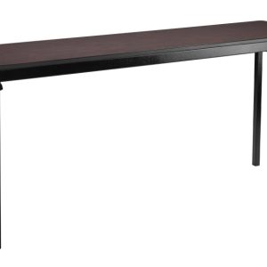 NPS® 18" x 60" Max Seating Folding Table (Plywood Core, T-Mold Edge)