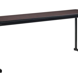NPS® 18" x 60" Max Seating Folding Table w/ Particleboard Core, T-Mold Edge & Cantilever Legs (MSFTC1860PBTMxx)