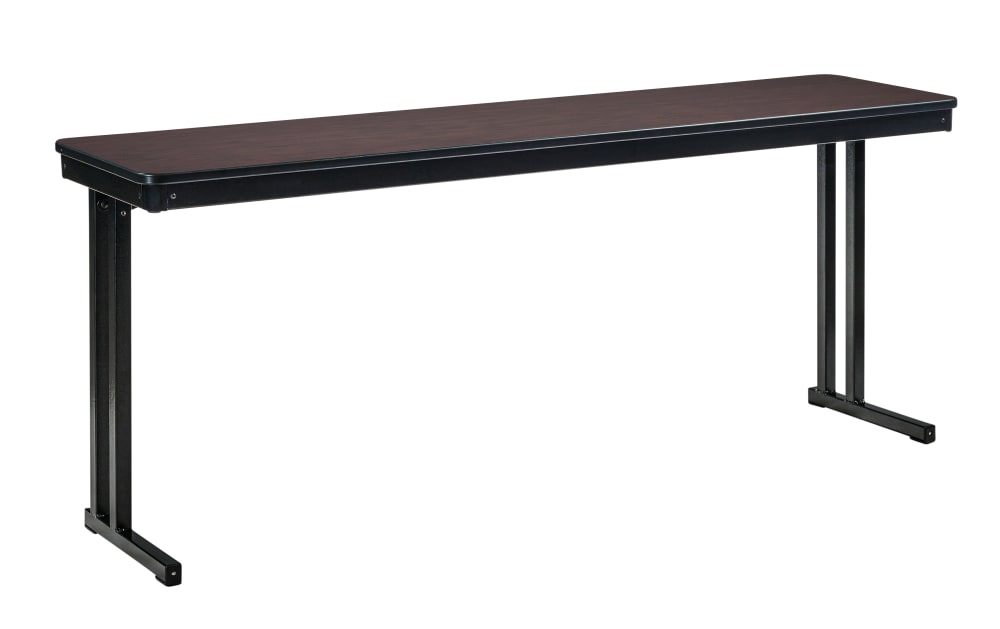NPS 18" x 72" Max Seating Folding Table (Particleboard Core, T-Mold Edge, Cantilever Legs)