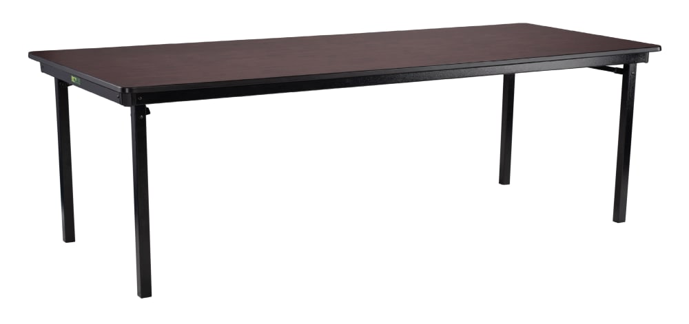 NPS 24" x 96" Max Seating Folding Table - Plywood Core with PVC Edge Banding (MSFT2496PWEBxx)