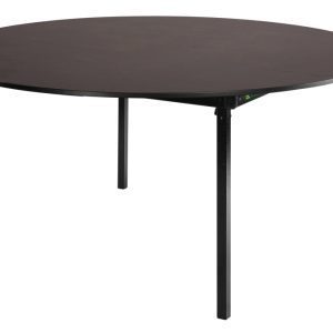 NPS 60 Round Max Seating Folding Table - Plywood Core, PVC Edge Banding