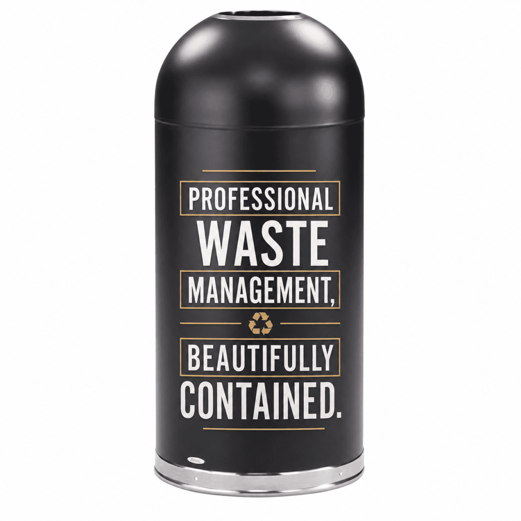 Open Top Dome Receptacles by Safco — Streamlined Waste Collection For Professional Spaces