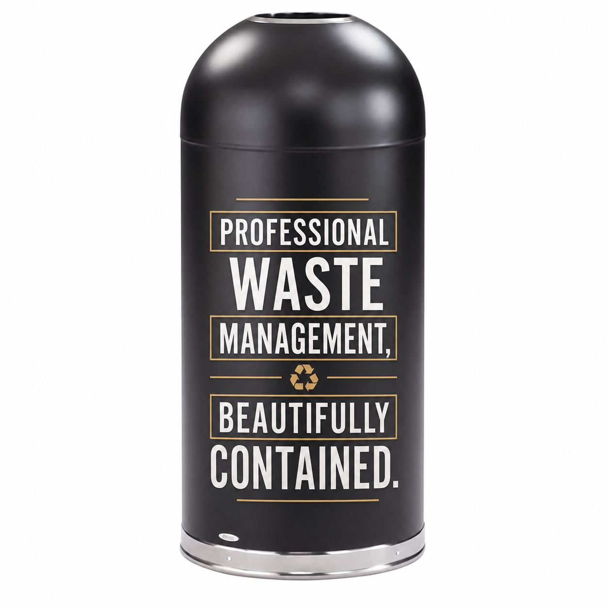 Open Top Dome Receptacles by Safco — Streamlined Waste Collection For Professional Spaces