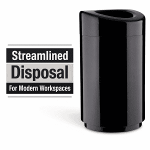 Open Top Receptacle - 30 Gallon by Safco — Streamlined Waste Management, Built for Workspaces