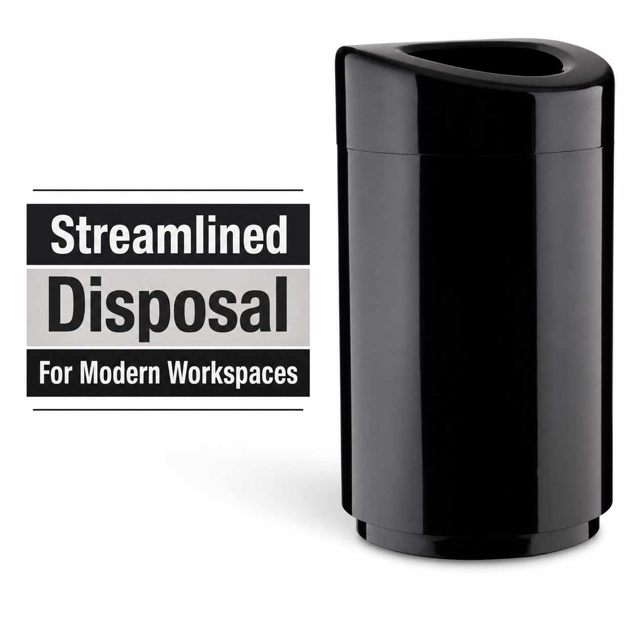 Open Top Receptacle - 30 Gallon by Safco — Streamlined Waste Management, Built for Workspaces