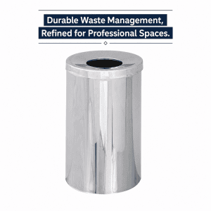 Reflections By Safco® Open Top Receptacle by Safco — Durable Waste Collection, Refined for Interiors