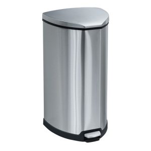Safco Stainless Step-On 10 Gallon Waste Receptacle