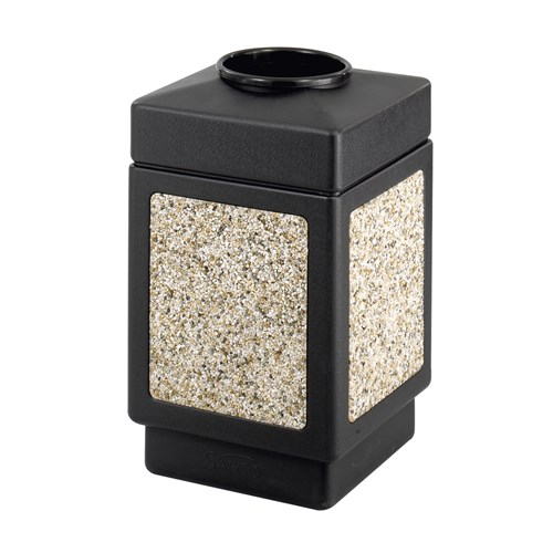 Canmeleon™ Aggregate Panel Top-Open Waste Receptacle, 38 Gallon