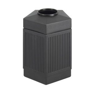 Safco Canmeleon Indoor/Outdoor 45-Gallon Pentagon Waste Receptacle