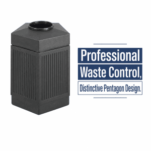 Canmeleon™ Indoor/Outdoor, 45 Gallon Waste Receptacle Pentagon by Safco — Professional Waste Management, Built for Every Space