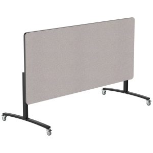 NPS Mobile Flipper Table - 42" x 96" Counter Height, Particleboard Top, Black Frame (MFT10-42962PBEB)